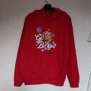 Red Graphic Hoodie